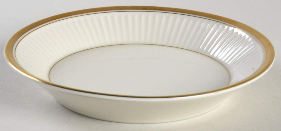 Classique d'Or Buff Fruit/Dessert (Sauce) Bowl by Fitz and Floyd-1