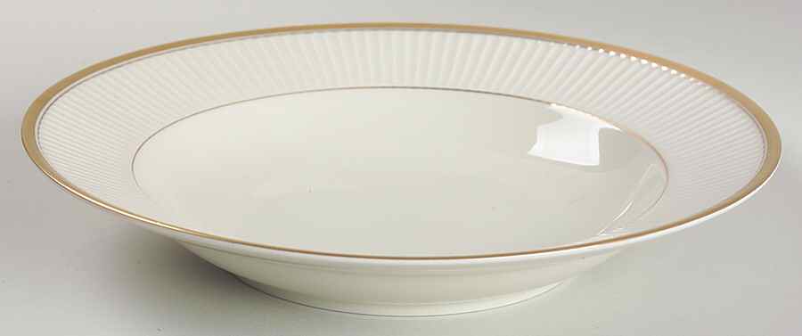 Classique d'Or Buff Large Rim Soup Bowl by Fitz & Floyd-1