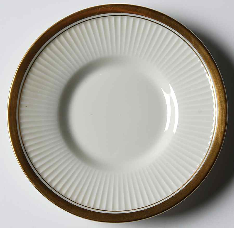 Classique d'Or Buff 3-Piece Pot de Creme, Underplate Only by Fitz & Floyd-1