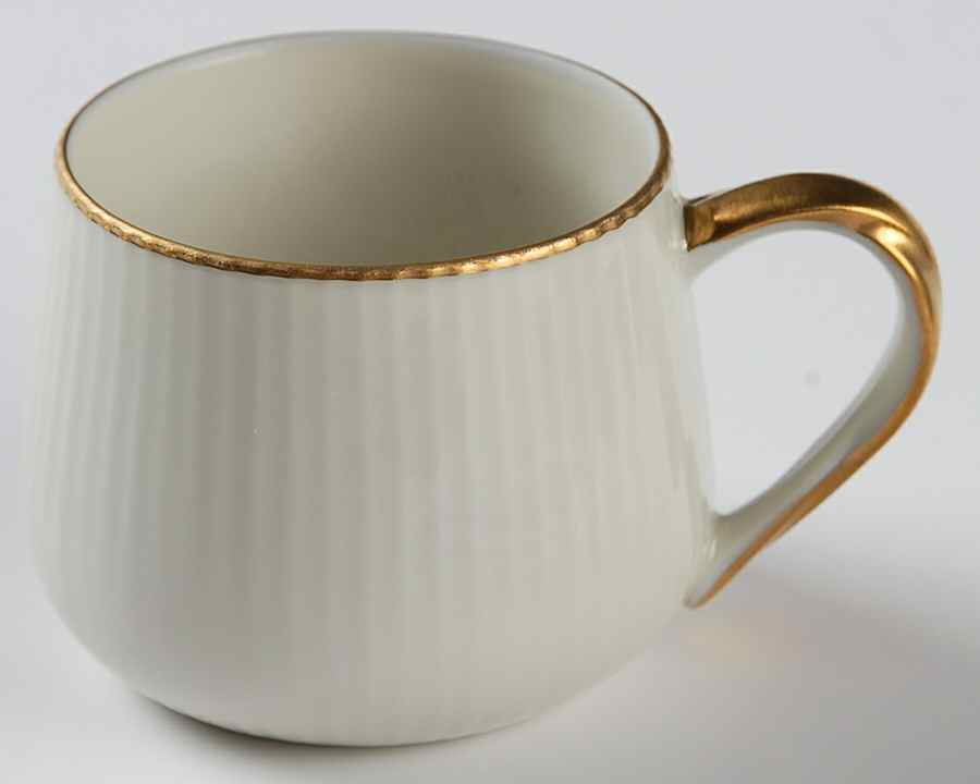 Classique d'Or Buff 3-Piece Pot de Creme, Base Only by Fitz & Floyd-1