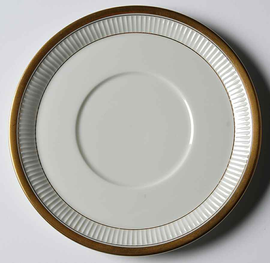 Classique d'Or Buff Underplate for 2 Pc Dessert Set by Fitz & Floyd-1