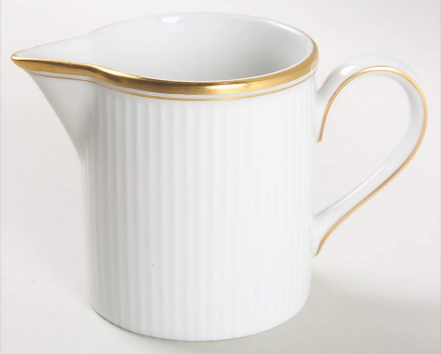 Classique d'Or White (Gold Ring, Verge and Trim) Creamer by Fitz & Floyd-1