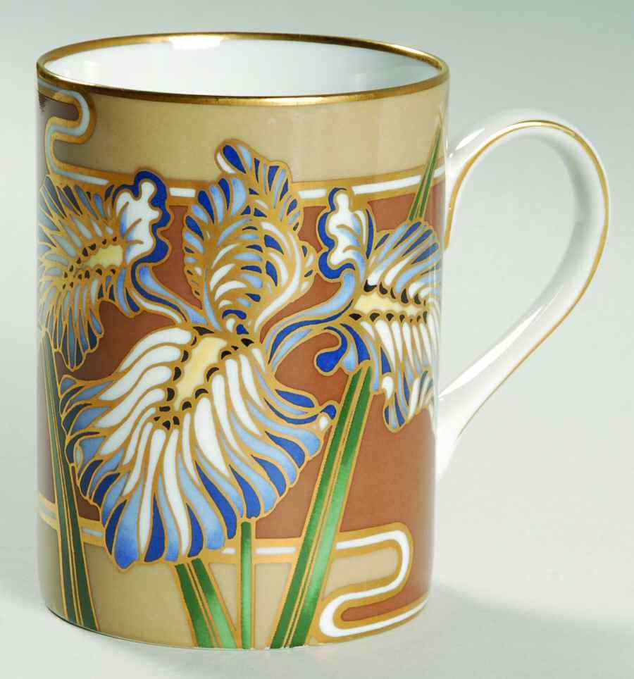 Cloisonne Iris Mug by Fitz & Floyd-1
