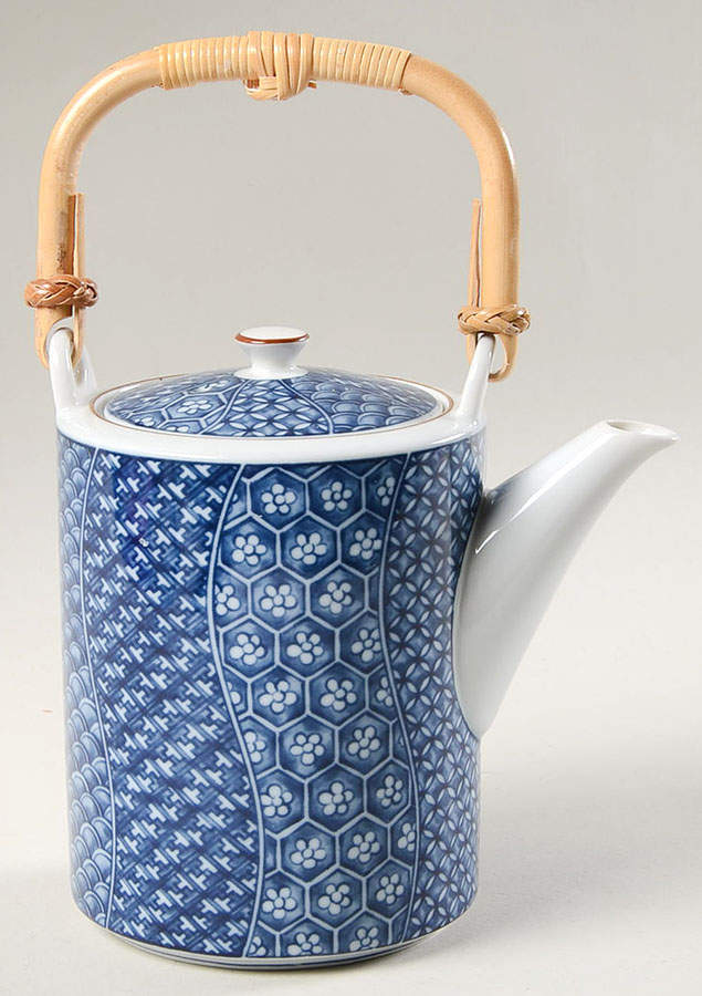 Cloisonne Mini Teapot & Lid by Fitz & Floyd-1