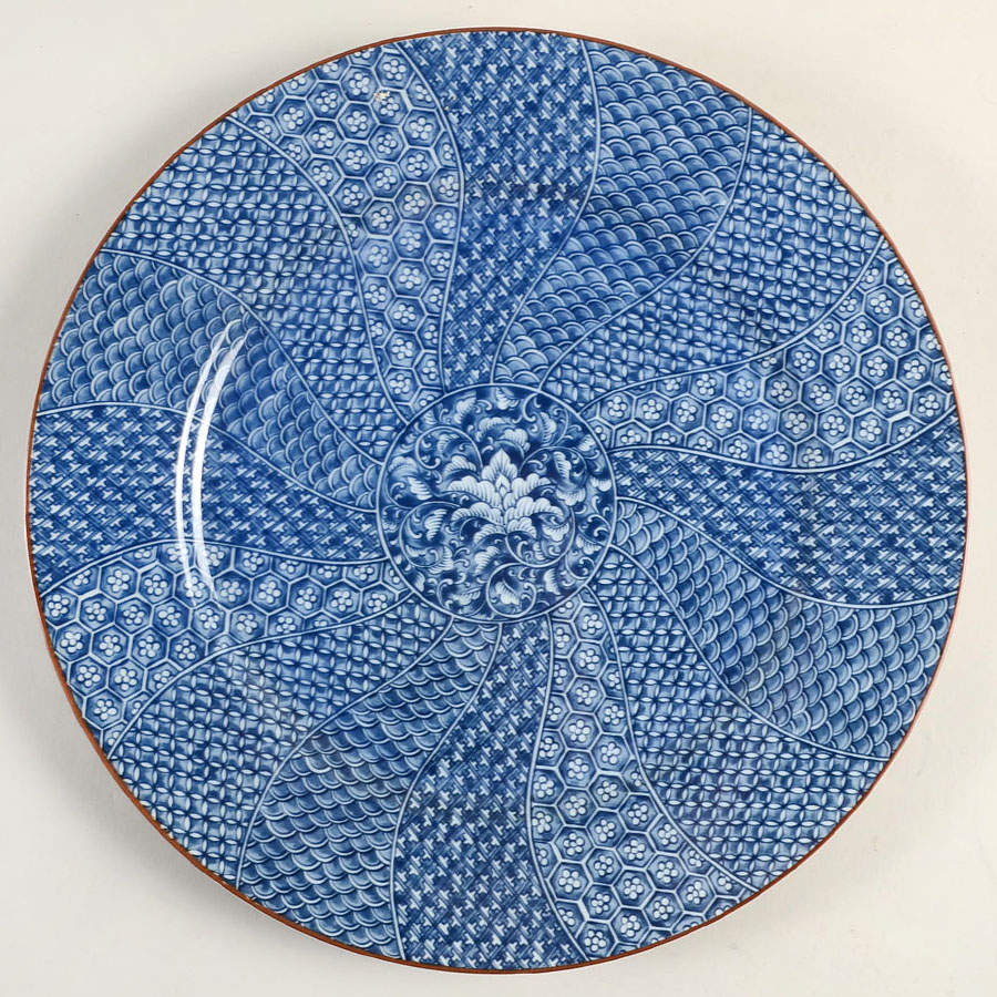 Cloisonne Service Plate (Charger) by Fitz & Floyd-1