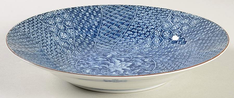 Cloisonne Large Rim Soup Bowl by Fitz & Floyd-1