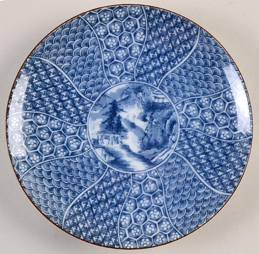 Cloisonne Coupe Salad Plate by Fitz & Floyd-1
