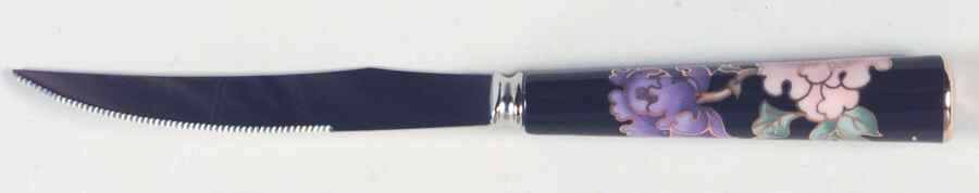 Cloisonne Peony Black Individual Steak Knife by Fitz & Floyd-1