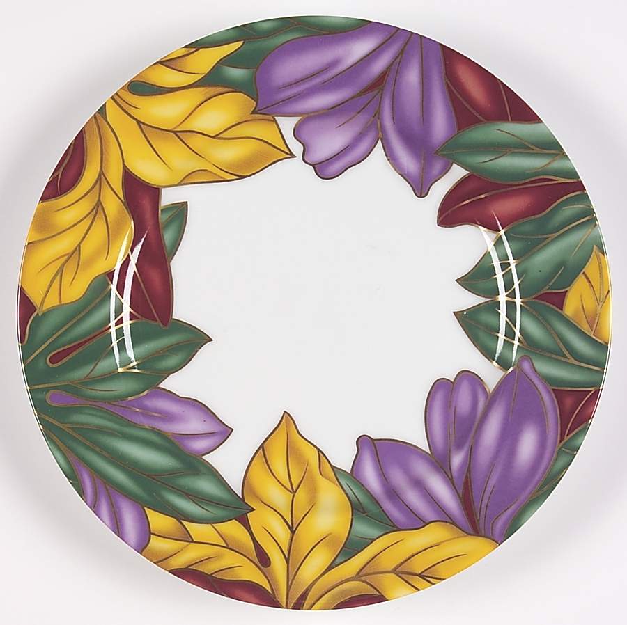 Cloisonne Tropicana Salad Plate by Fitz & Floyd-1