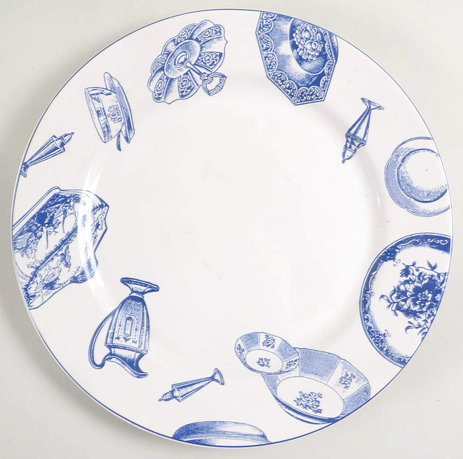 Colony Blue 12" Chop Plate (Round Platter) by Fitz & Floyd-1