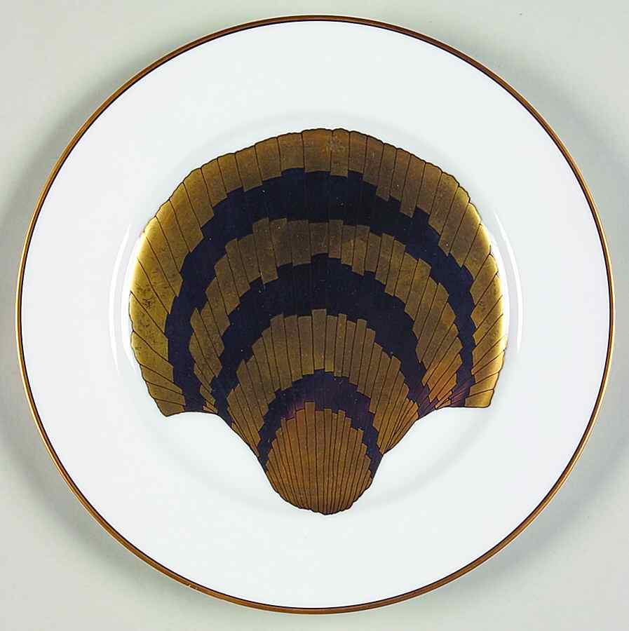 Coquille Combinees Salad Plate by Fitz & Floyd-1