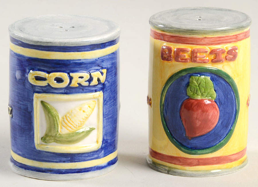 Country Cupboard Salt & Pepper Set by Fitz & Floyd-1
