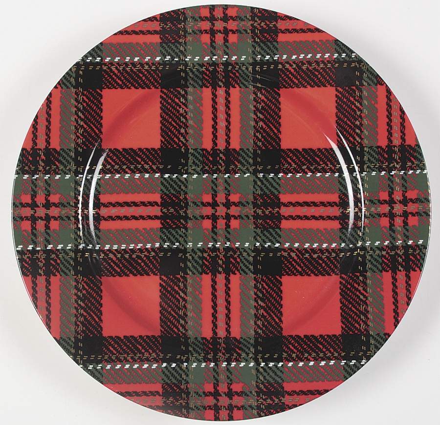 Country Plaid Service Plate (Charger) by Fitz & Floyd-1