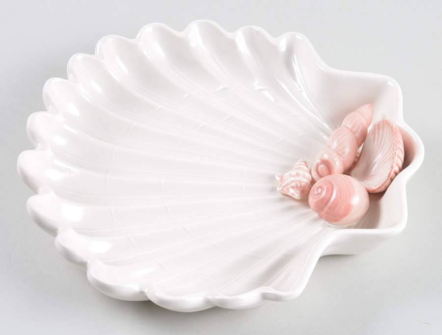 Coquille 8" Shell Shaped Dish by Fitz & Floyd-1