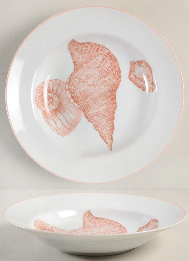 Coquille Large Rim Soup Bowl by Fitz & Floyd-1