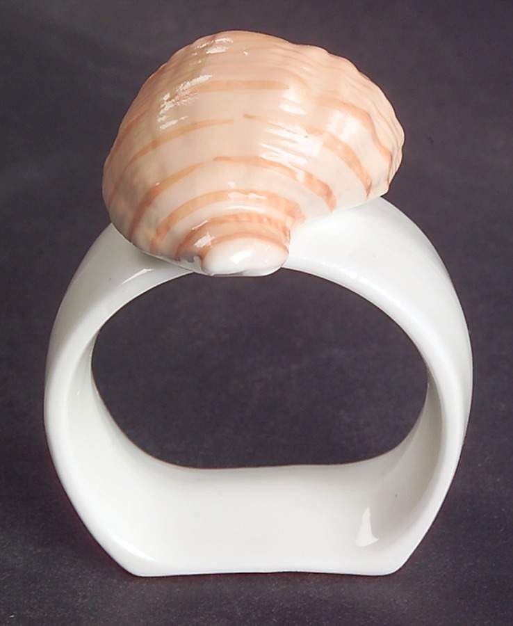Coquille Napkin Ring by Fitz & Floyd-1