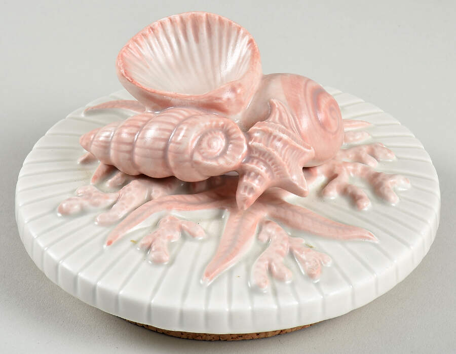 Coquille Lid for Medium Canister by Fitz & Floyd-1