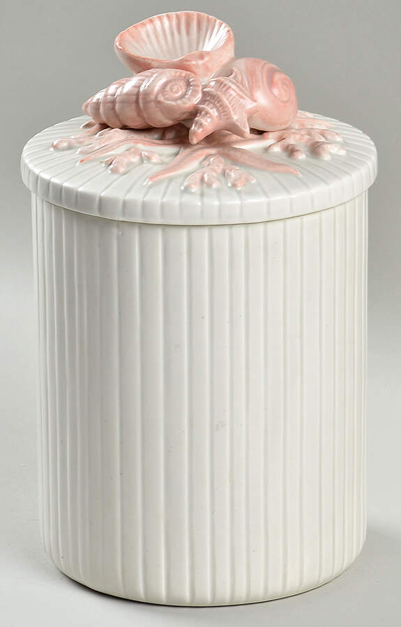 Coquille Medium Canister & Lid by Fitz & Floyd-1
