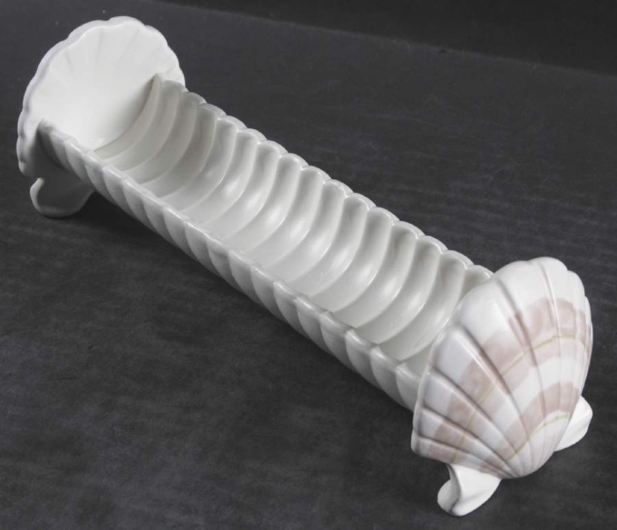 Coquille Cracker Server-Boat by Fitz & Floyd-1
