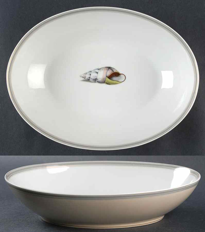 Coquillier 10" Oval Vegetable Bowl by Fitz & Floyd-1