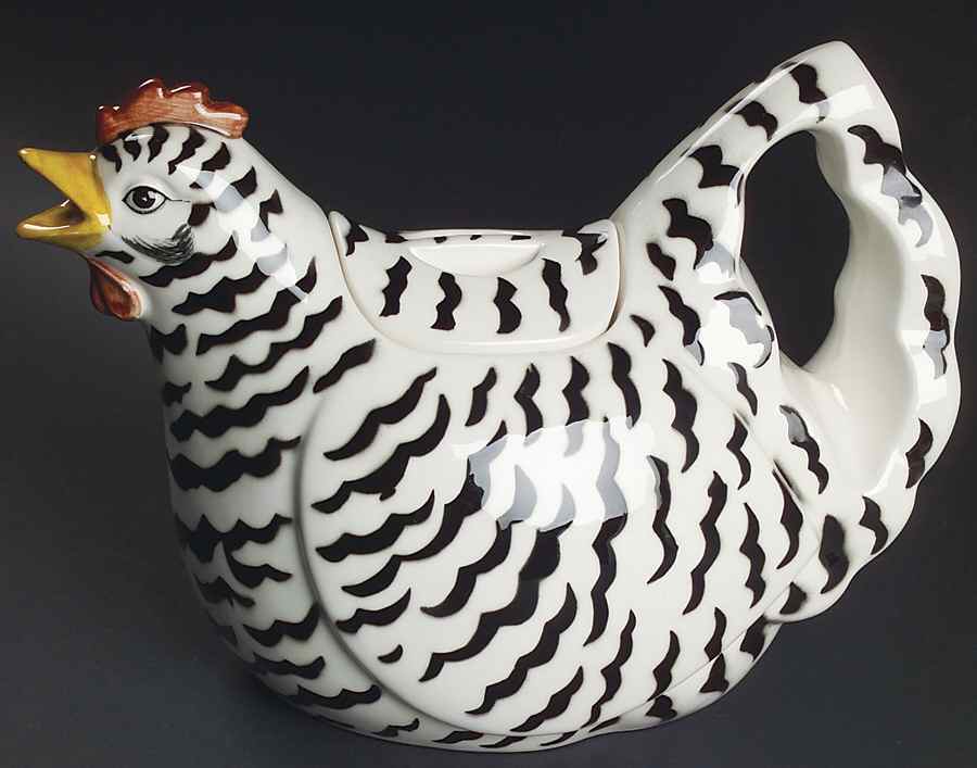 Coq Du Village Teapot & Lid by Fitz and Floyd-1