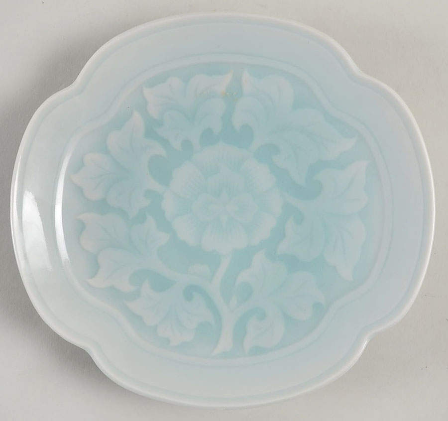 Crest (Celadon Blue) Salad Plate by Fitz & Floyd-1