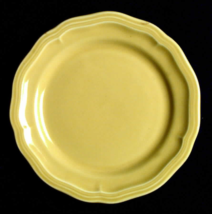 Dallas Yellow Bread & Butter Plate by Fitz & Floyd-1