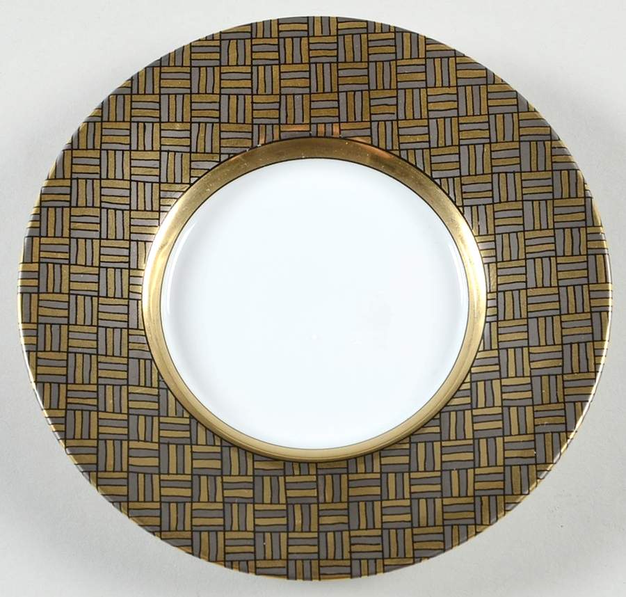 Damascene Saucer for Demitasse Cup by Fitz & Floyd-1
