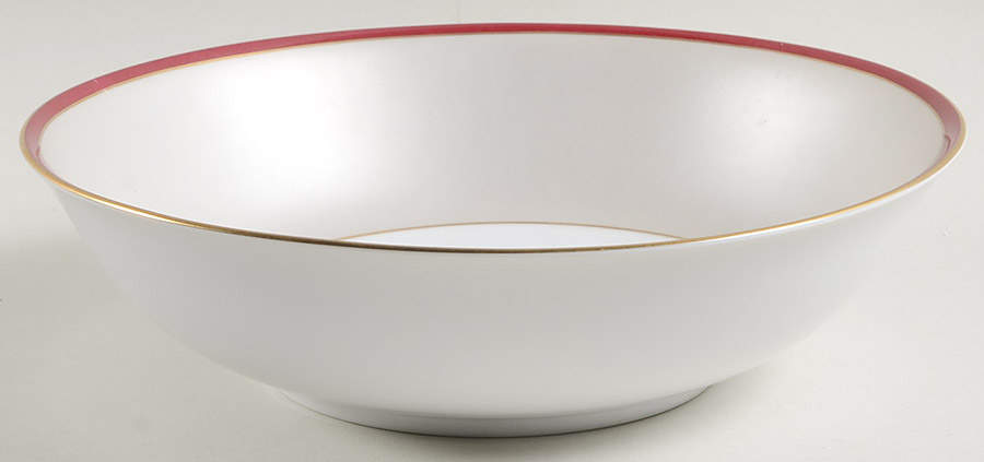 Deauville Burgundy 9" Round Vegetable Bowl by Fitz & Floyd-1