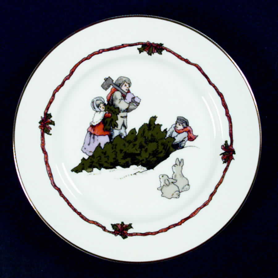 Deck The Halls Salad Plate by Fitz & Floyd-1