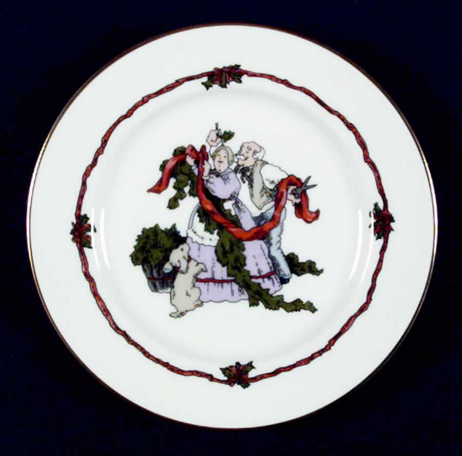 Deck The Halls Salad Plate by Fitz & Floyd-1