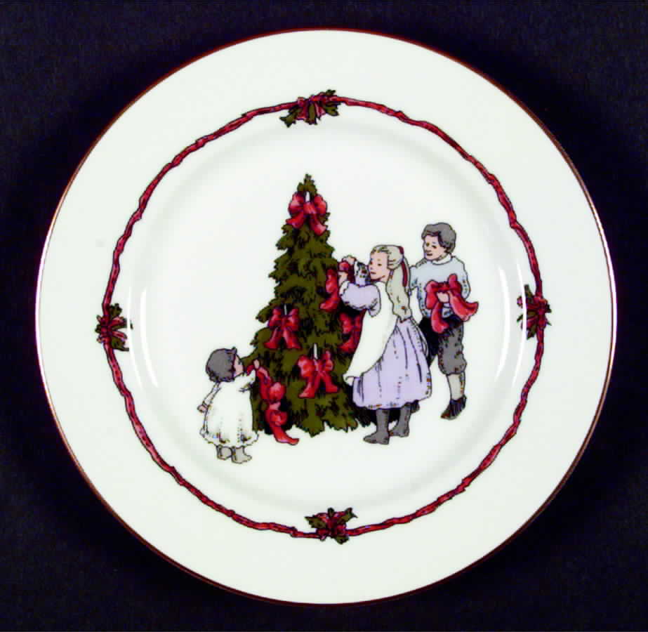Deck The Halls Salad Plate by Fitz & Floyd-1