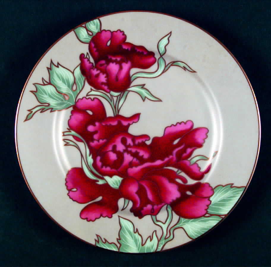 Deauville Peony Salad Plate by Fitz & Floyd-1