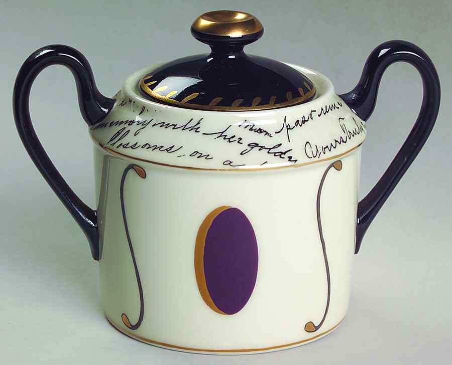 Destino Sugar Bowl & Lid by Fitz & Floyd-1