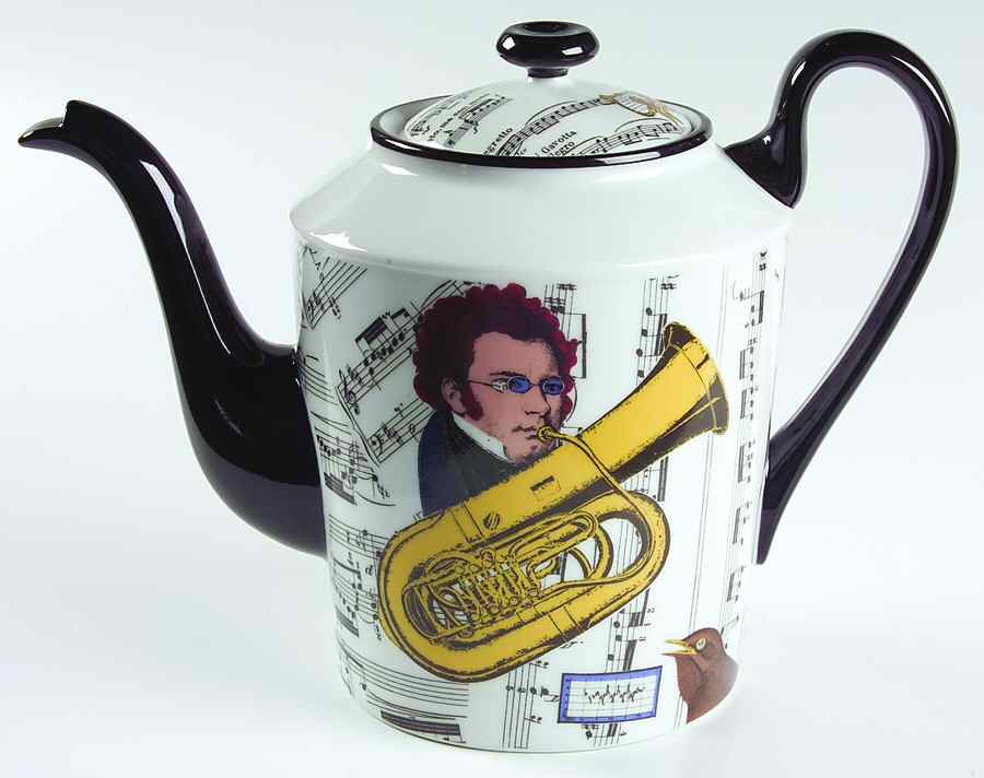 Divertimento Coffee Pot & Lid by Fitz & Floyd-1