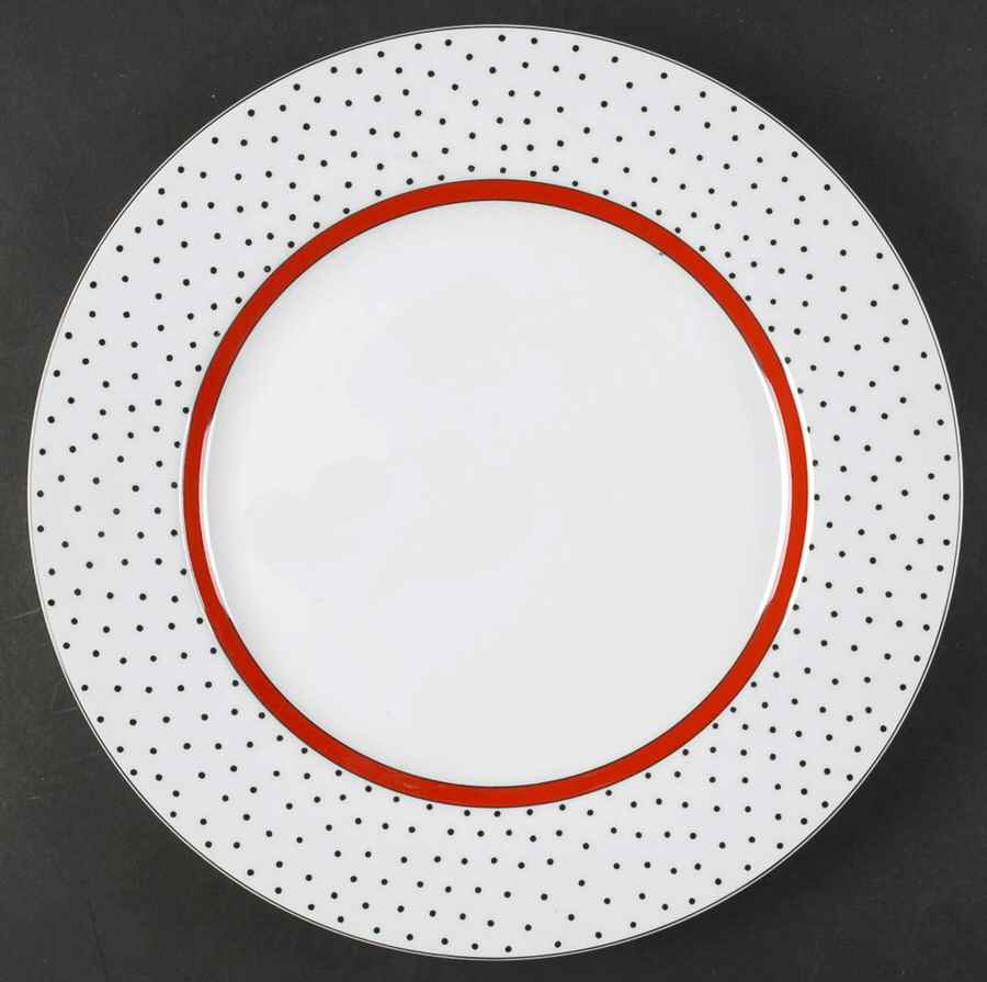 Dotted Suisse Service Plate (Charger) by Fitz & Floyd-1