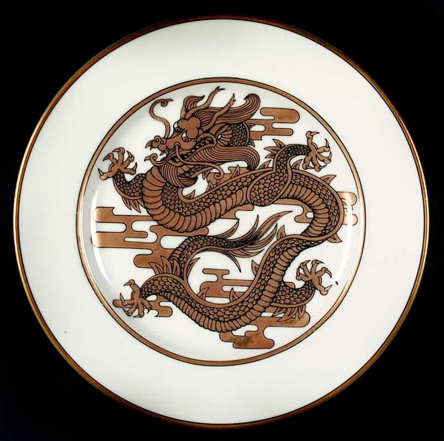 Dragon D'Or Salad Plate by Fitz & Floyd-1
