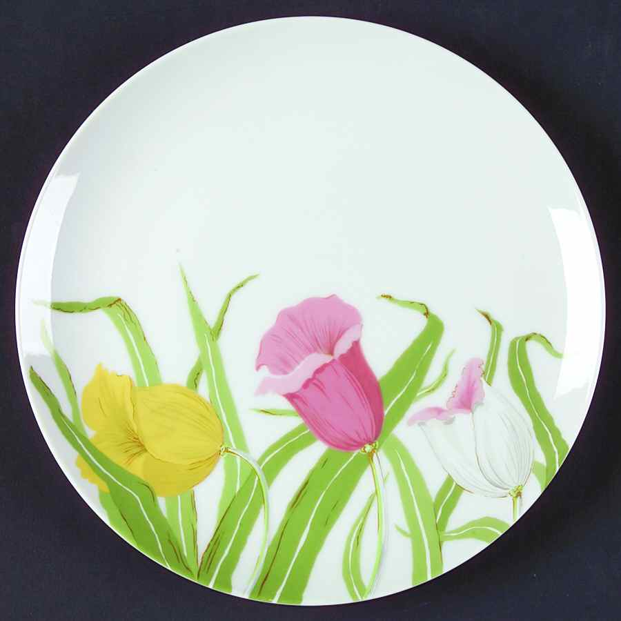 Dutch Tulip Salad Plate by Fitz & Floyd-1