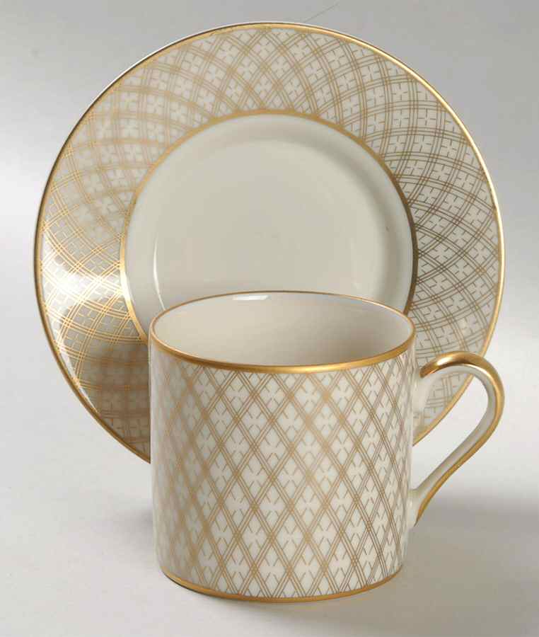 Dynasty Flat Demitasse Cup & Saucer Set by Fitz & Floyd-1