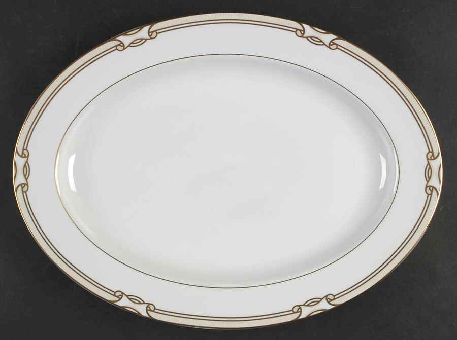 Eastchester 14" Oval Serving Platter by Fitz & Floyd-1
