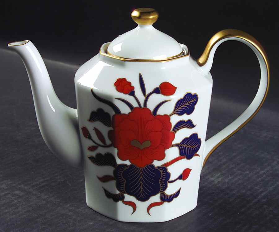 Empress Octagonal Teapot & Lid by Fitz & Floyd-1