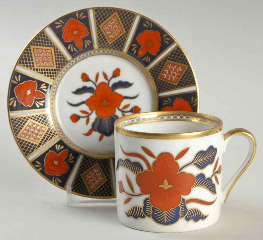 Empress Octagonal Flat Demitasse Cup & Saucer Set by Fitz & Floyd-1