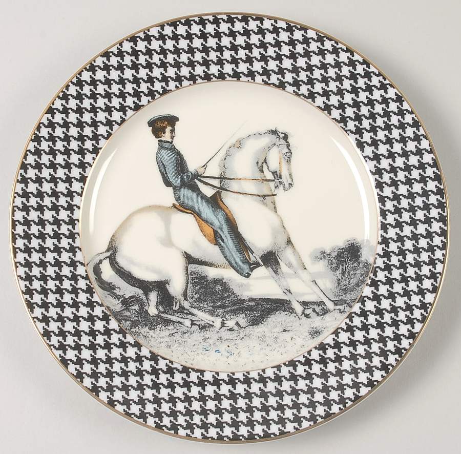 Equestrian Salad Plate by Fitz & Floyd-1