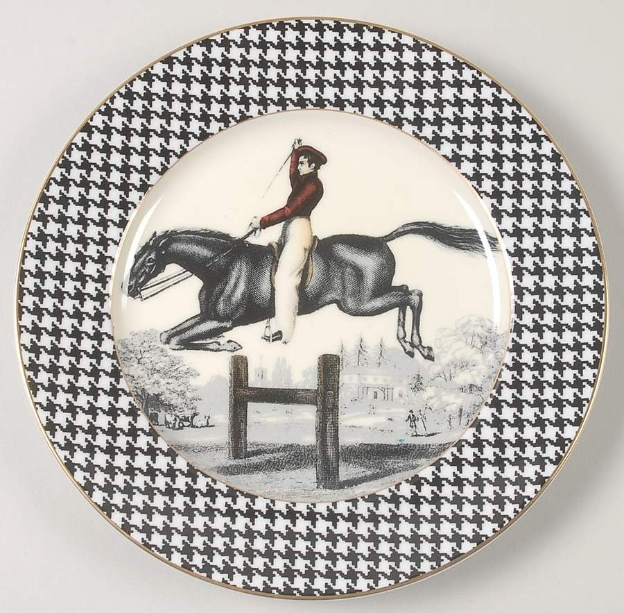Equestrian Salad Plate by Fitz & Floyd-1