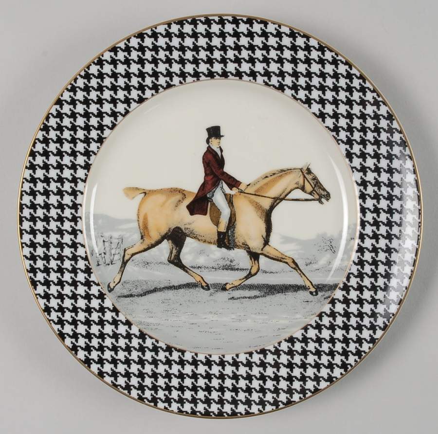 Equestrian Salad Plate by Fitz & Floyd-1