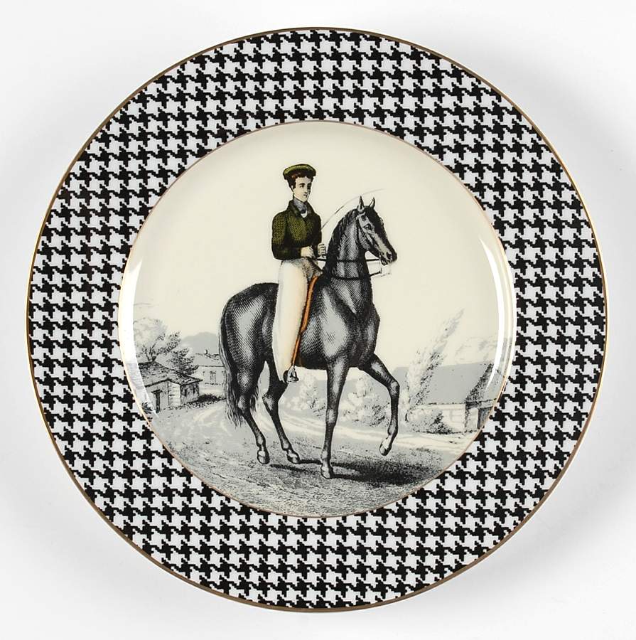 Equestrian Salad Plate by Fitz & Floyd-1