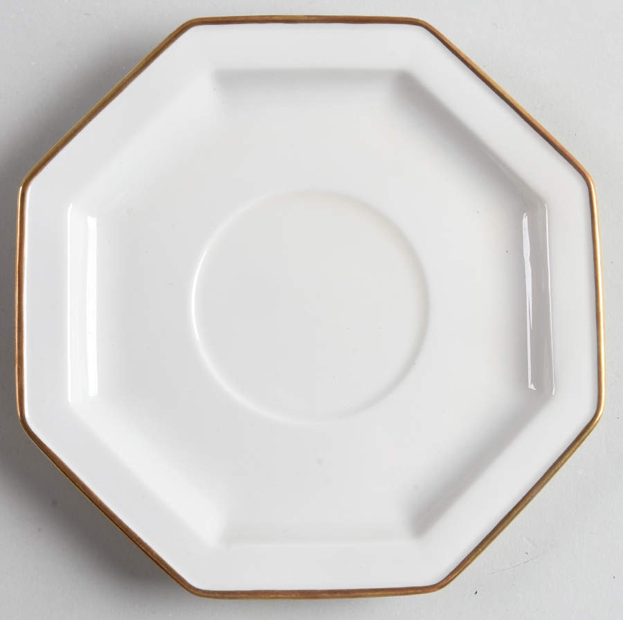 Etoile Chamoise (Buff) Saucer for Cream Soup Bowl by Fitz & Floyd-1