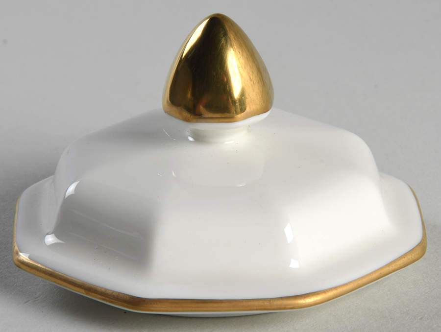 Etoile Chamoise (Buff) Lid for Sugar Bowl by Fitz & Floyd-1
