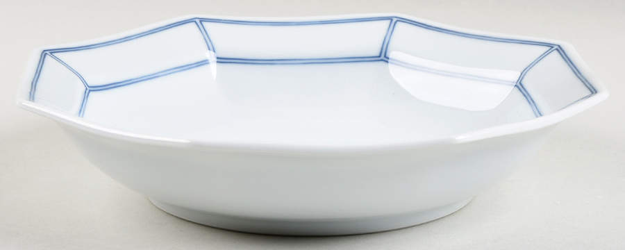 Facette Bleu Coupe Soup Bowl by Fitz & Floyd-1