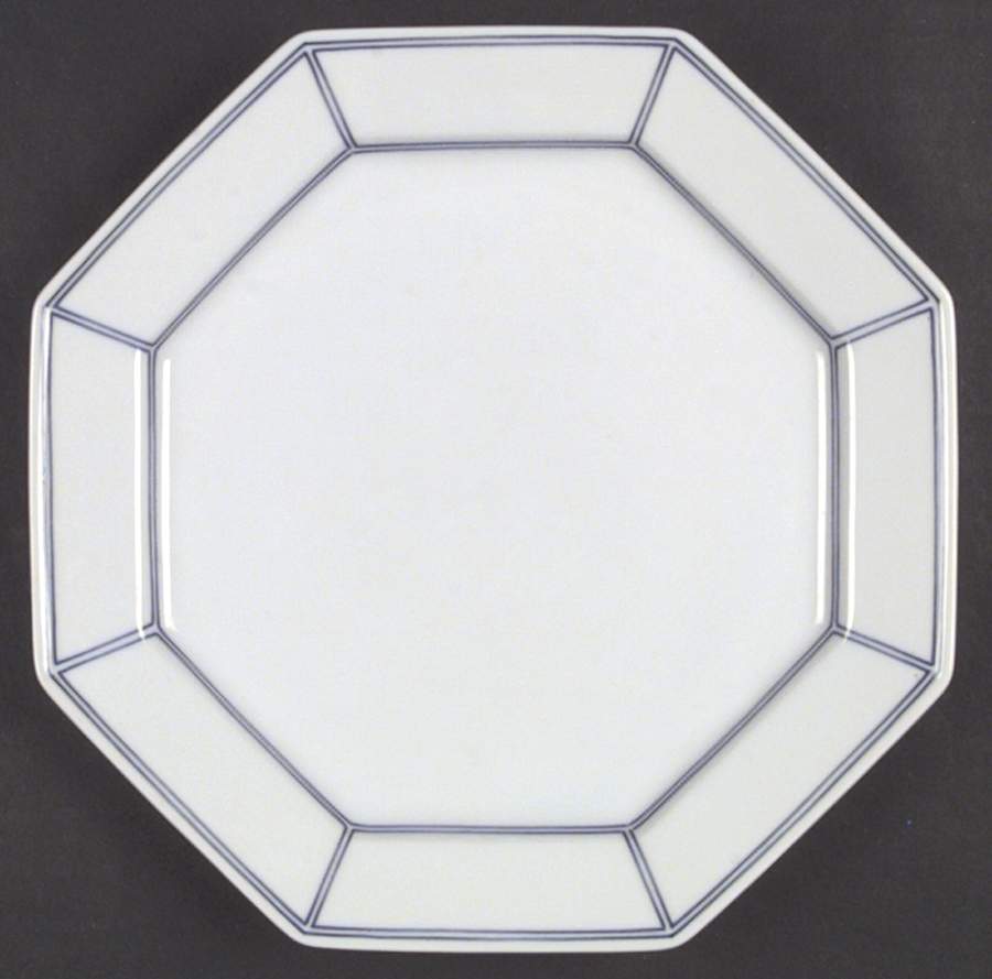 Facette Bleu Dinner Plate by Fitz & Floyd-1